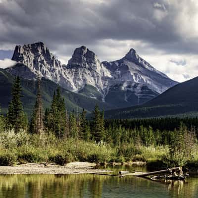 The Three Sisters, Canadian Rockies, Canada