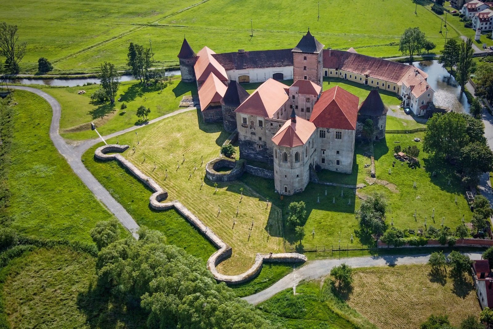 The Water Castle of Svihov, Czech Republic