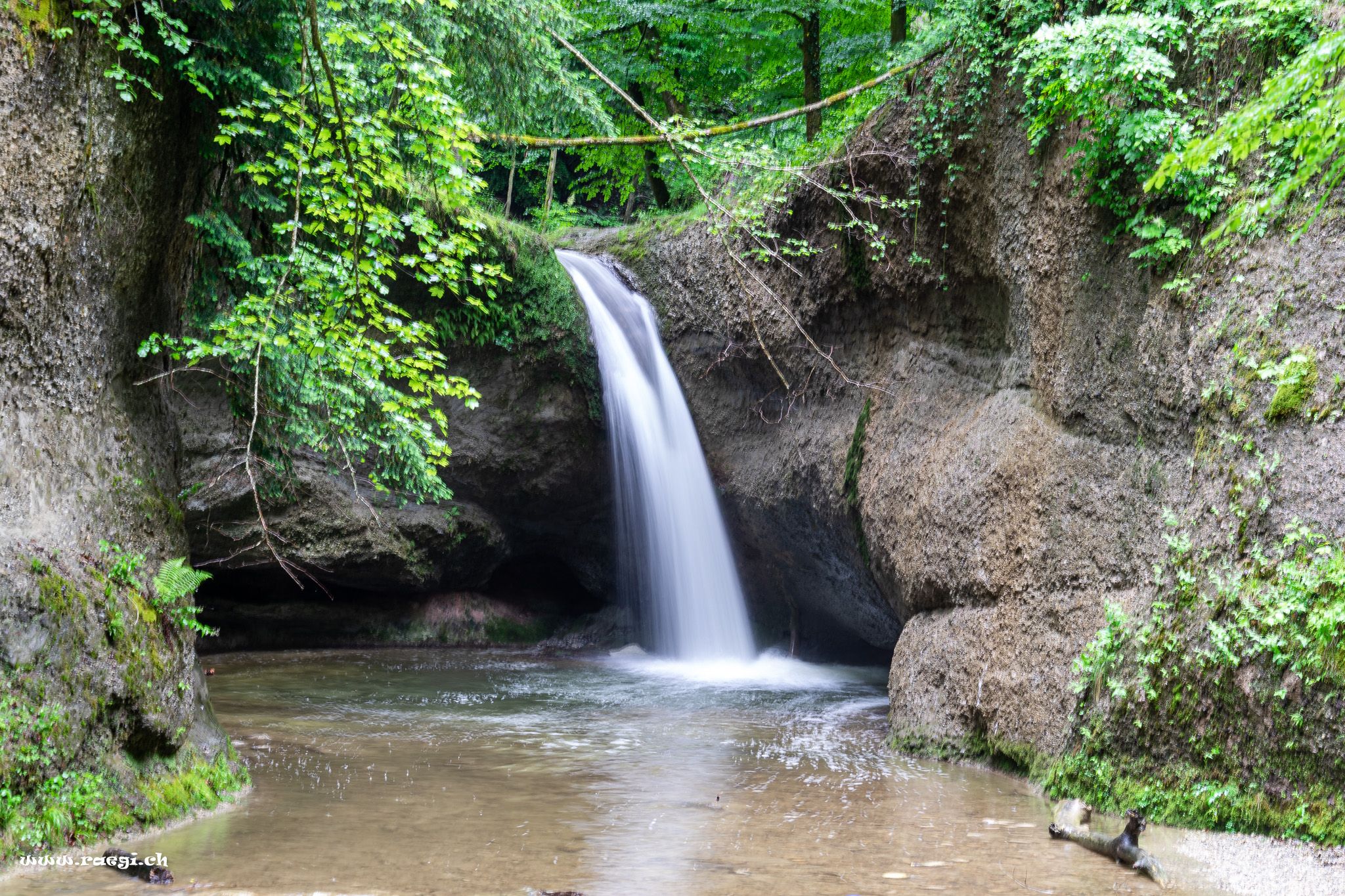 Tobelbach Waterfall, Switzerland