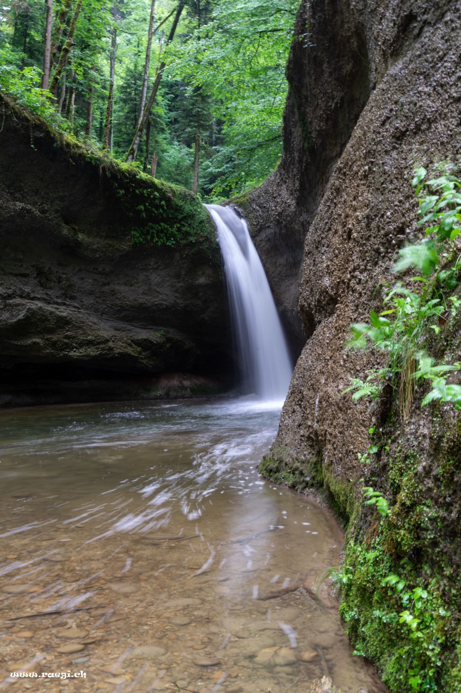 Tobelbach Waterfall, Switzerland