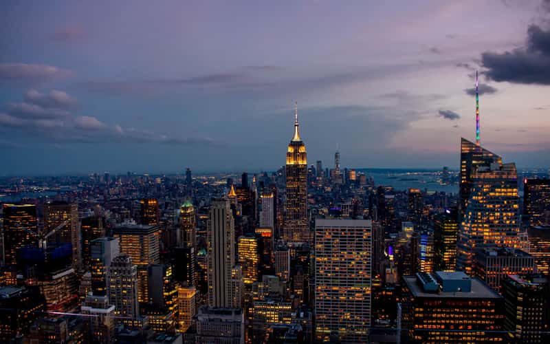 View from “Top of the Rock“, New York City