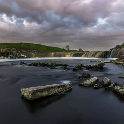 Tosnensky waterfall, Leningrad region, Russia, Russian Federation