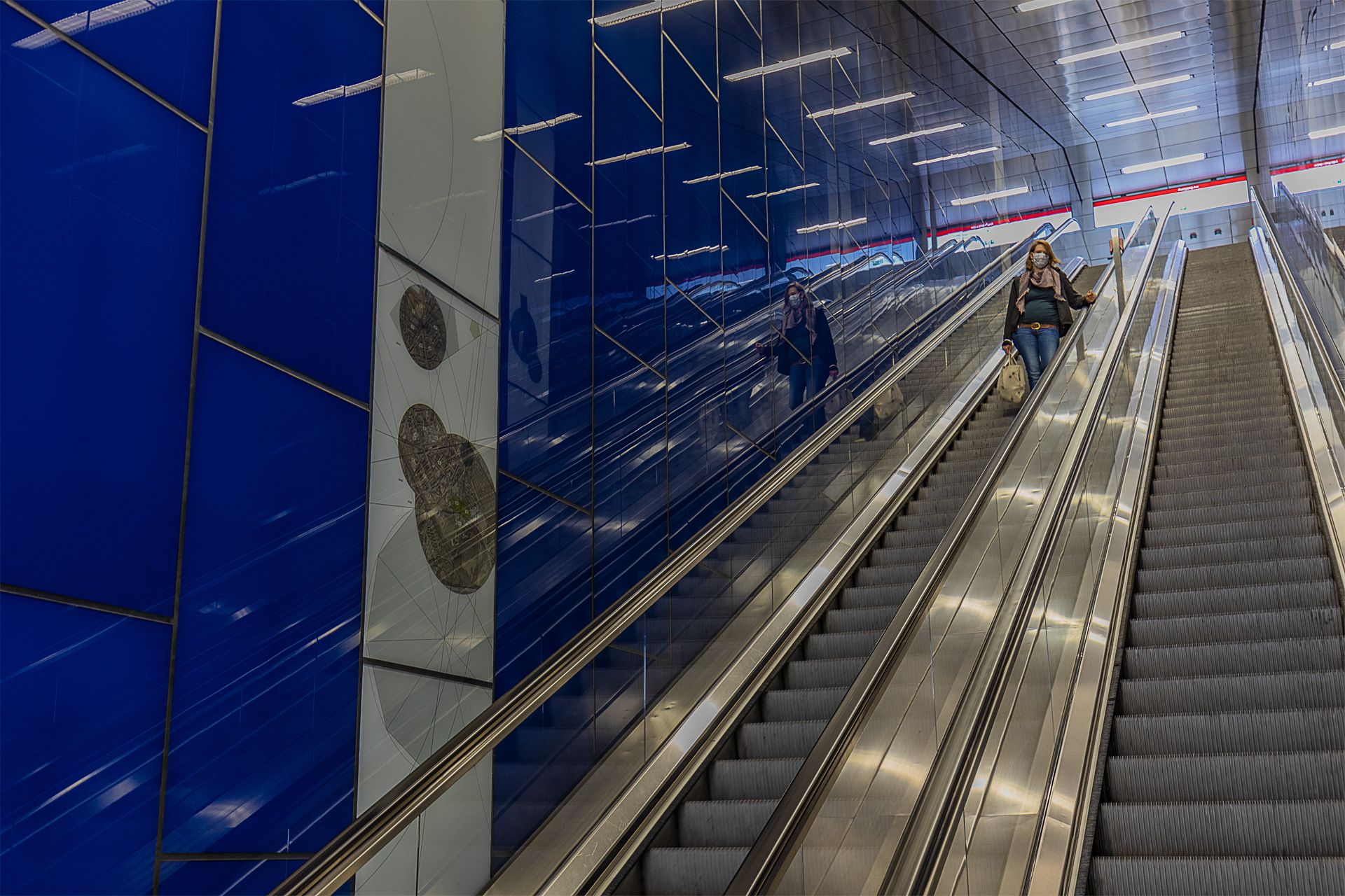 Wehrhahnlinie - U-Bahn-Station Schadowstraße, Germany