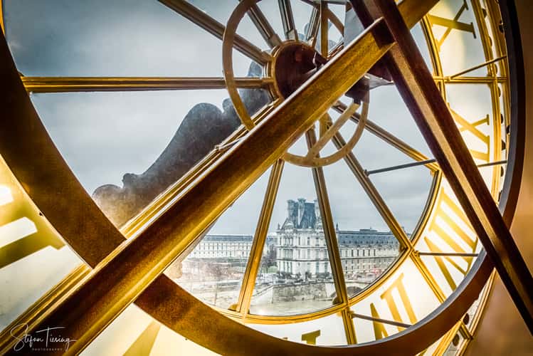 View from 5th floor of Musee d'Orsay, Paris
