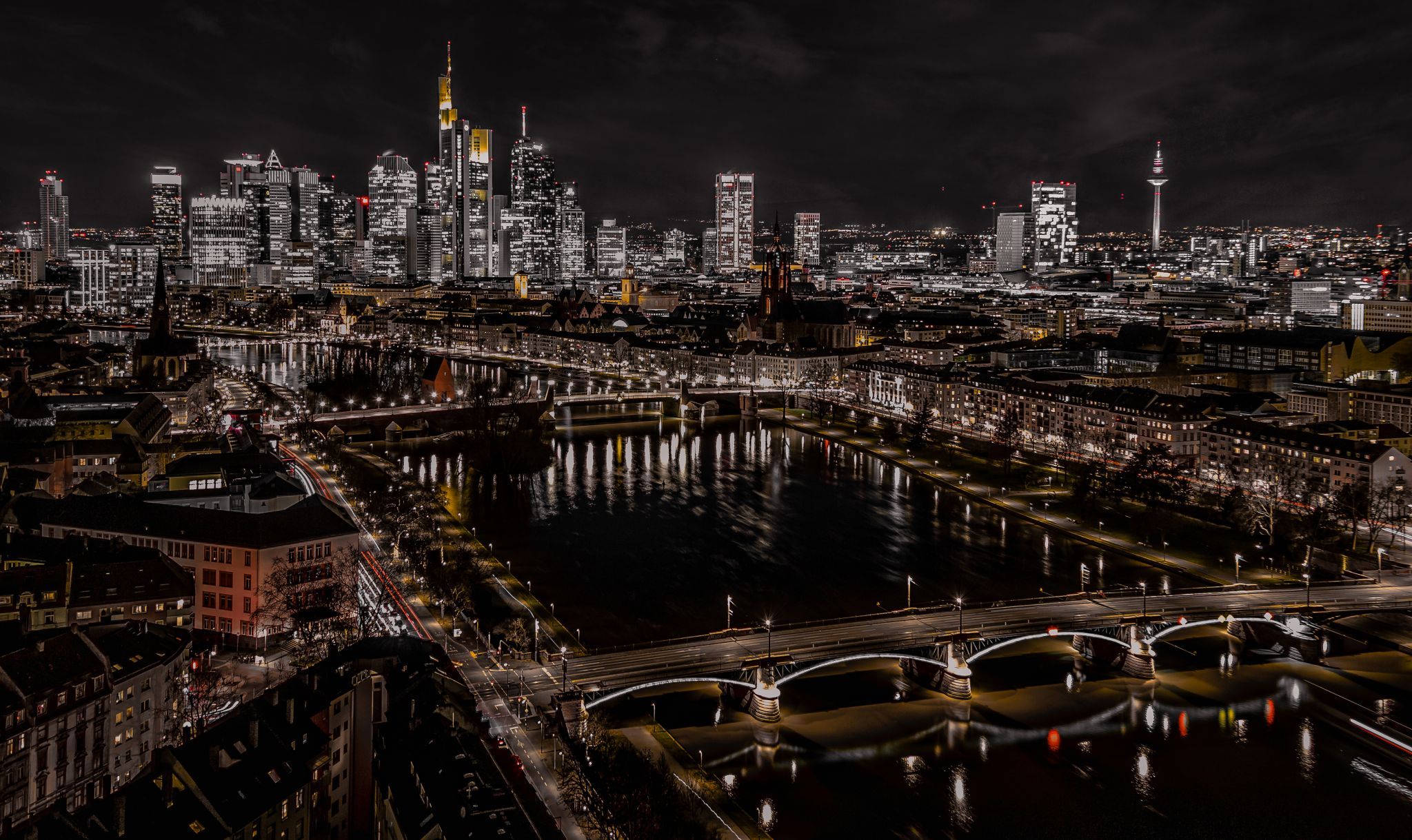 View from Main Plaza (Lindner Hotel), Frankfurt am Main, Germany