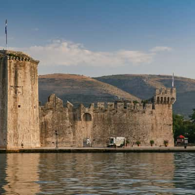 View towards Trogir Castle, Croatia