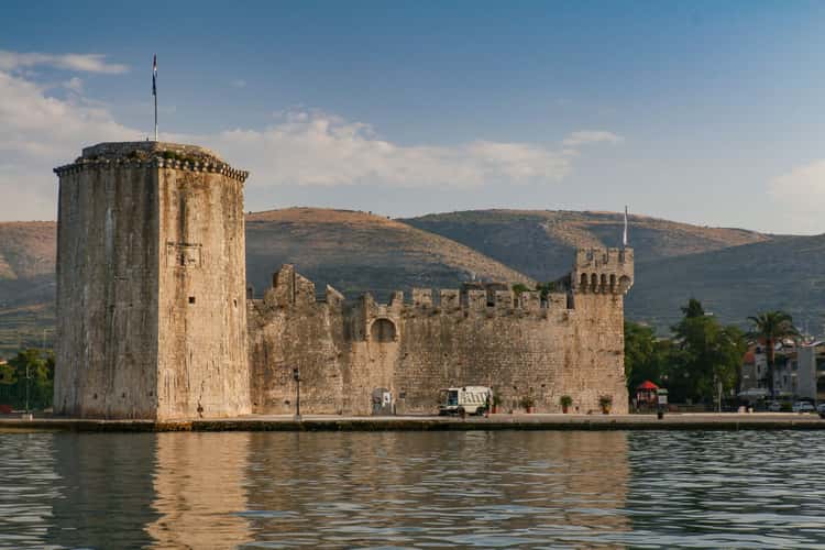 View towards Trogir Castle