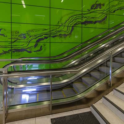 Wehrhahnlinie - U-Bahn-Station Graf-Adolf-Platz, Germany