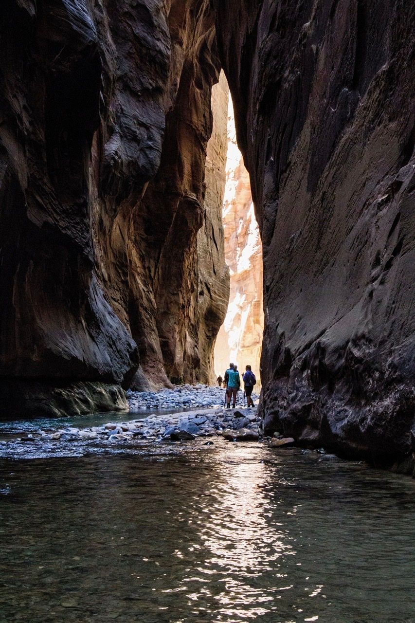 Zion Narrows in May, USA