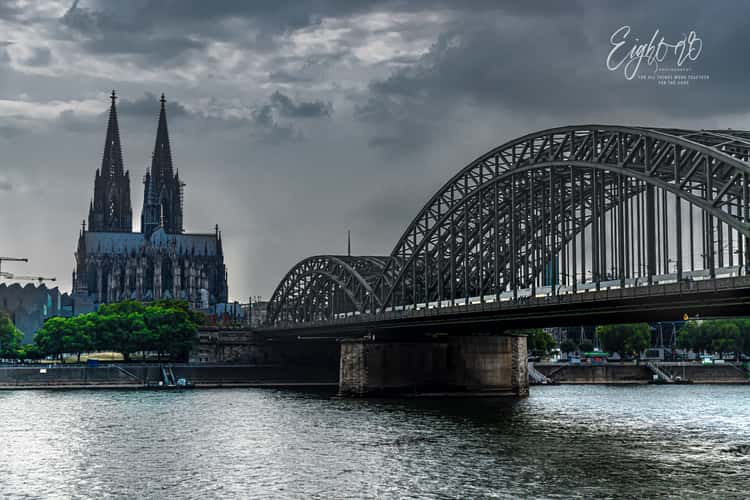 Hohenzollern Bridge with Cologne Cathedral, Cologne