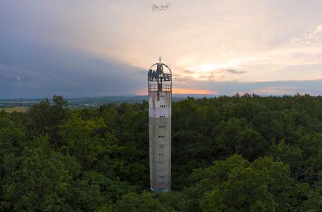 Abandoned geodetic tower