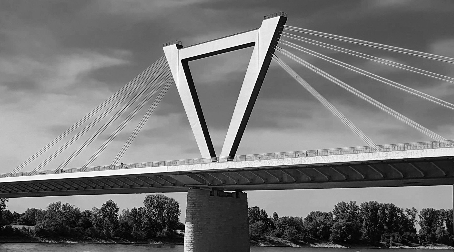 Airport Bridge Düsseldorf, Germany