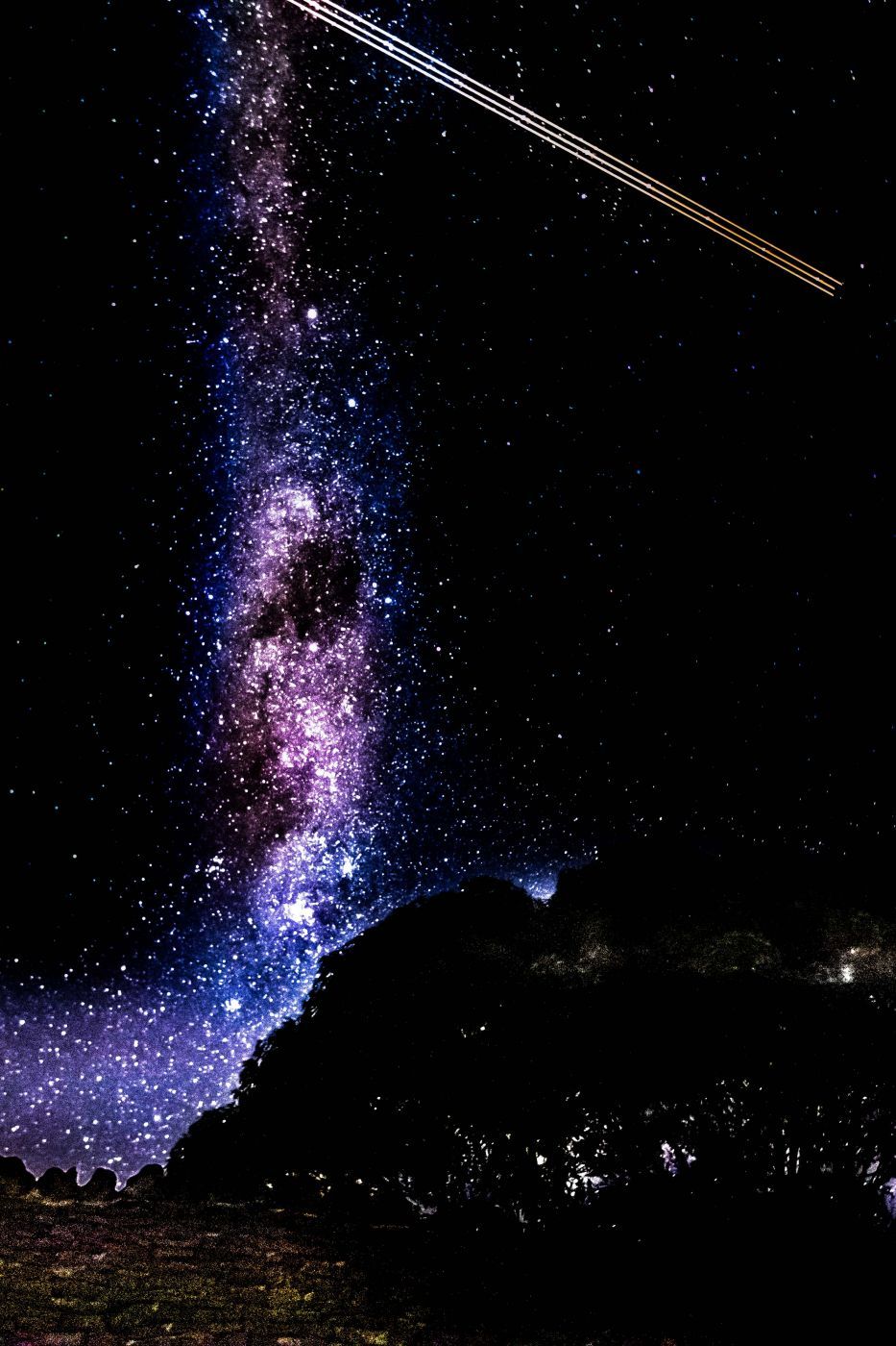Astro photography Milky Way, Hargraves lookout, Australia