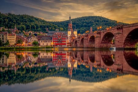 At the Neckar river, Heidelberg