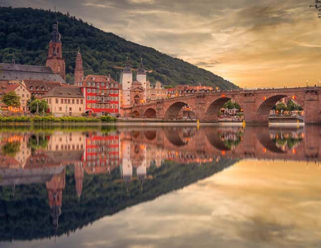 At the Neckar river, Heidelberg