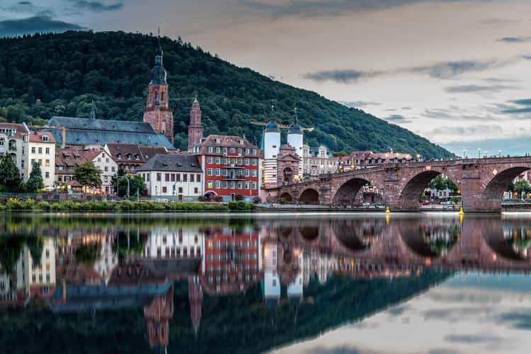 At the Neckar river, Heidelberg