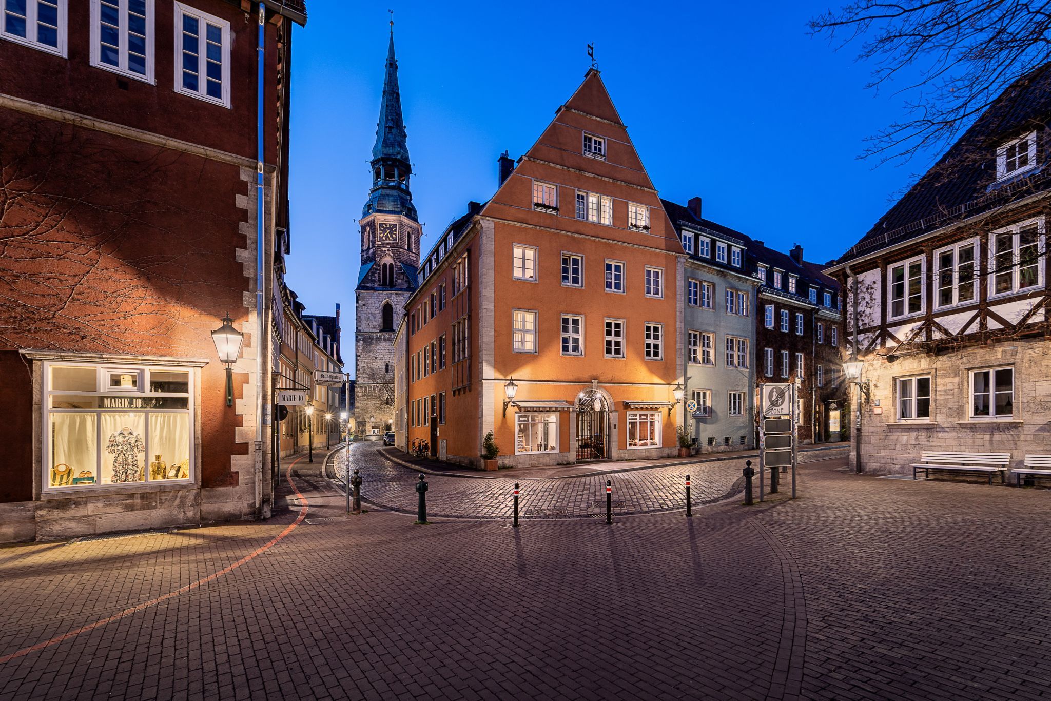 Ballhofplatz mit Kreuzkirche, Hanover, Germany