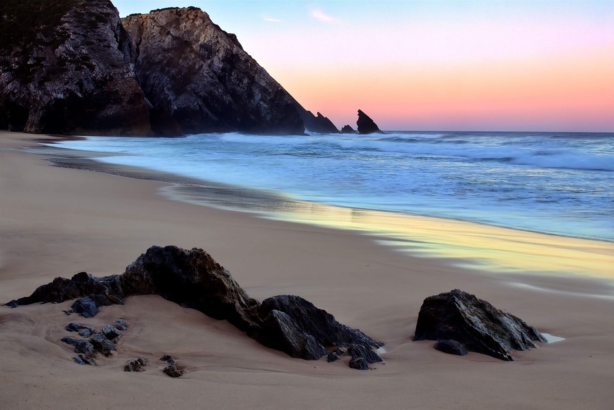 Beach in Sintra, Portugal, Portugal