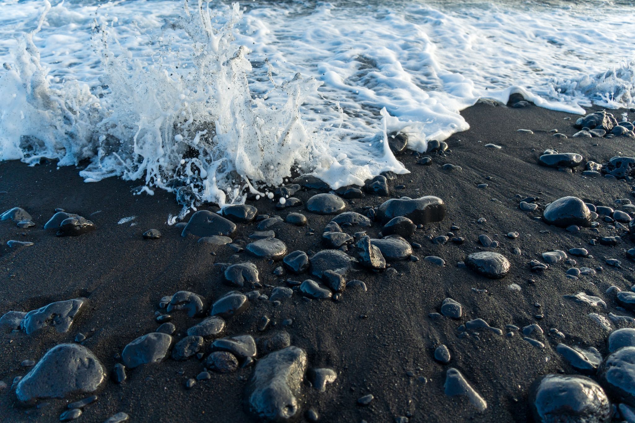 Black Sand Beach, Spain