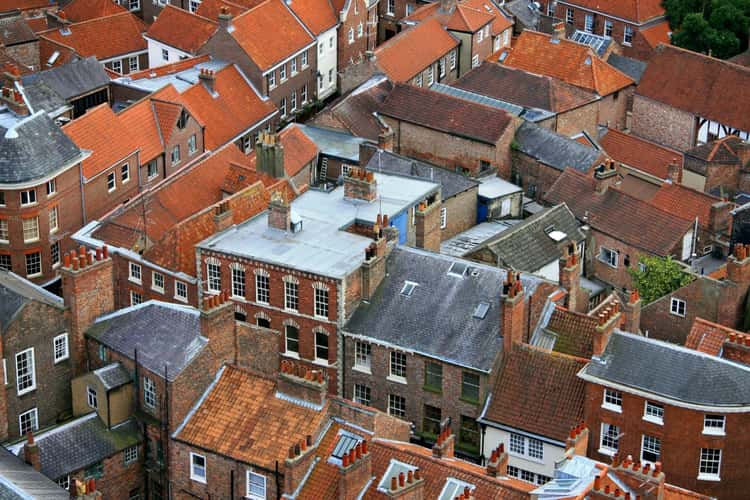 Blick vom York Minster auf die Altstadt