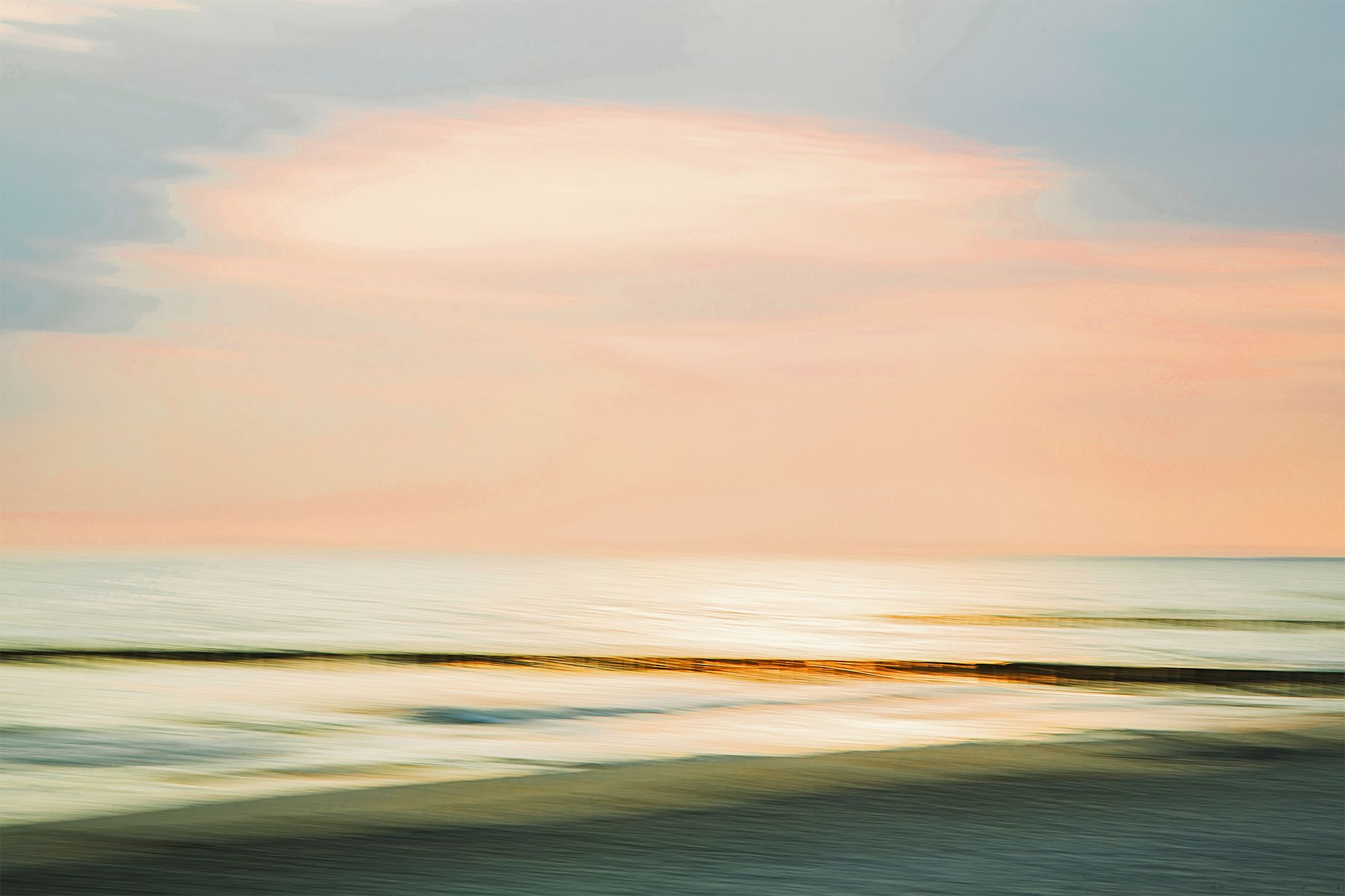 Blue morning at the Baltic Sea, Germany