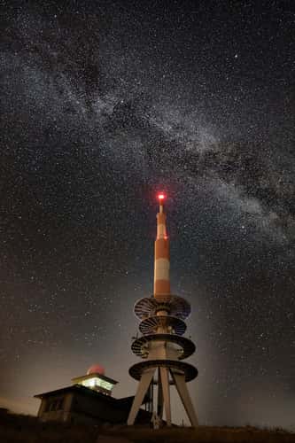 Television tower at Brockenhotel, Brocken