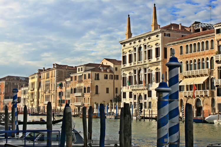 View of the Grand Canal towards the north, Venice
