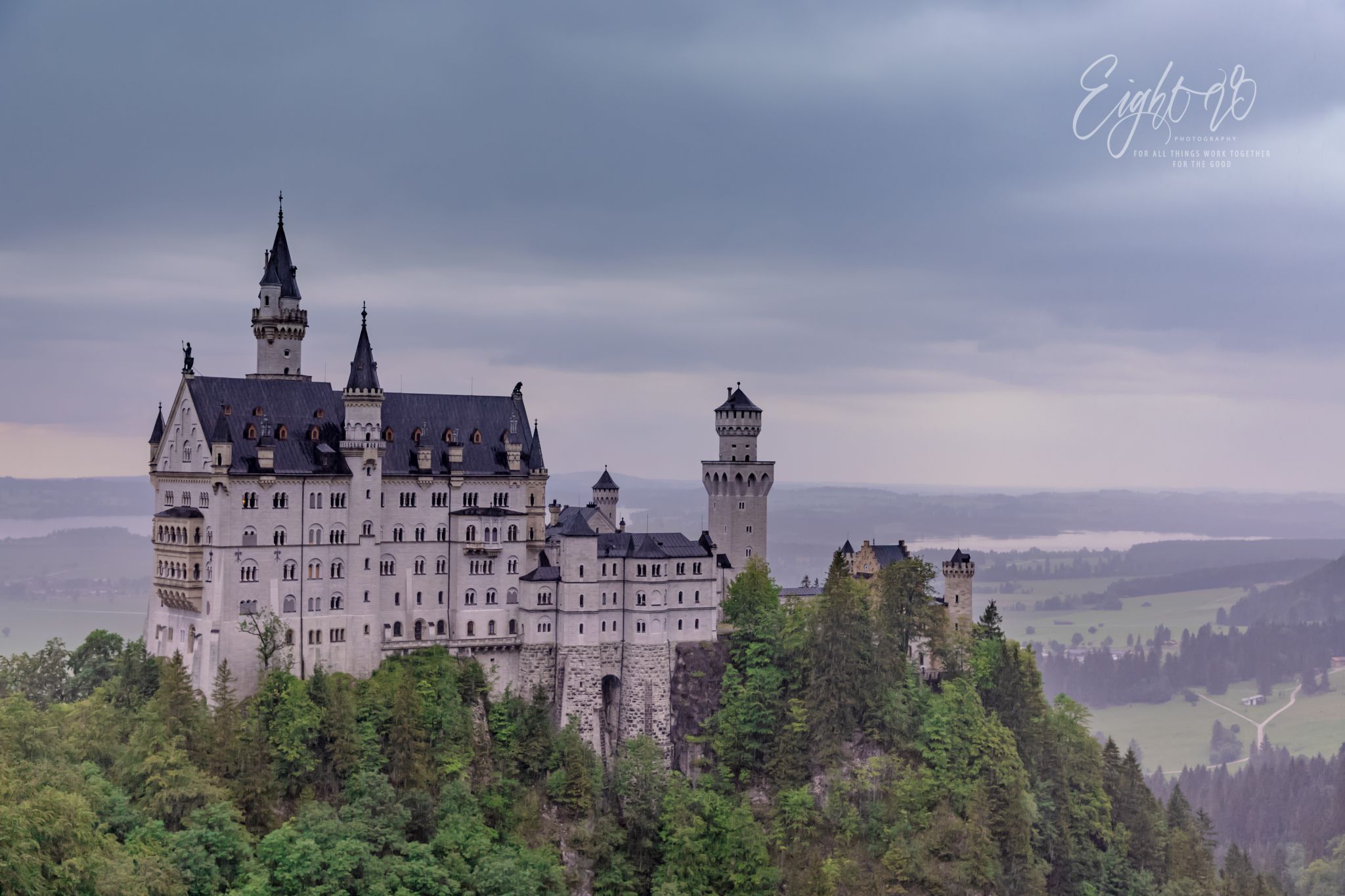 Neuschwanstein Castle from Marienbridge - The classic view, Germany