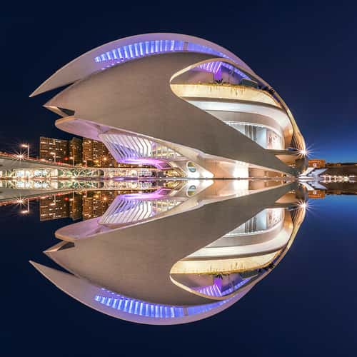 Palau de les Arts Reina Sofia, east view, Valencia