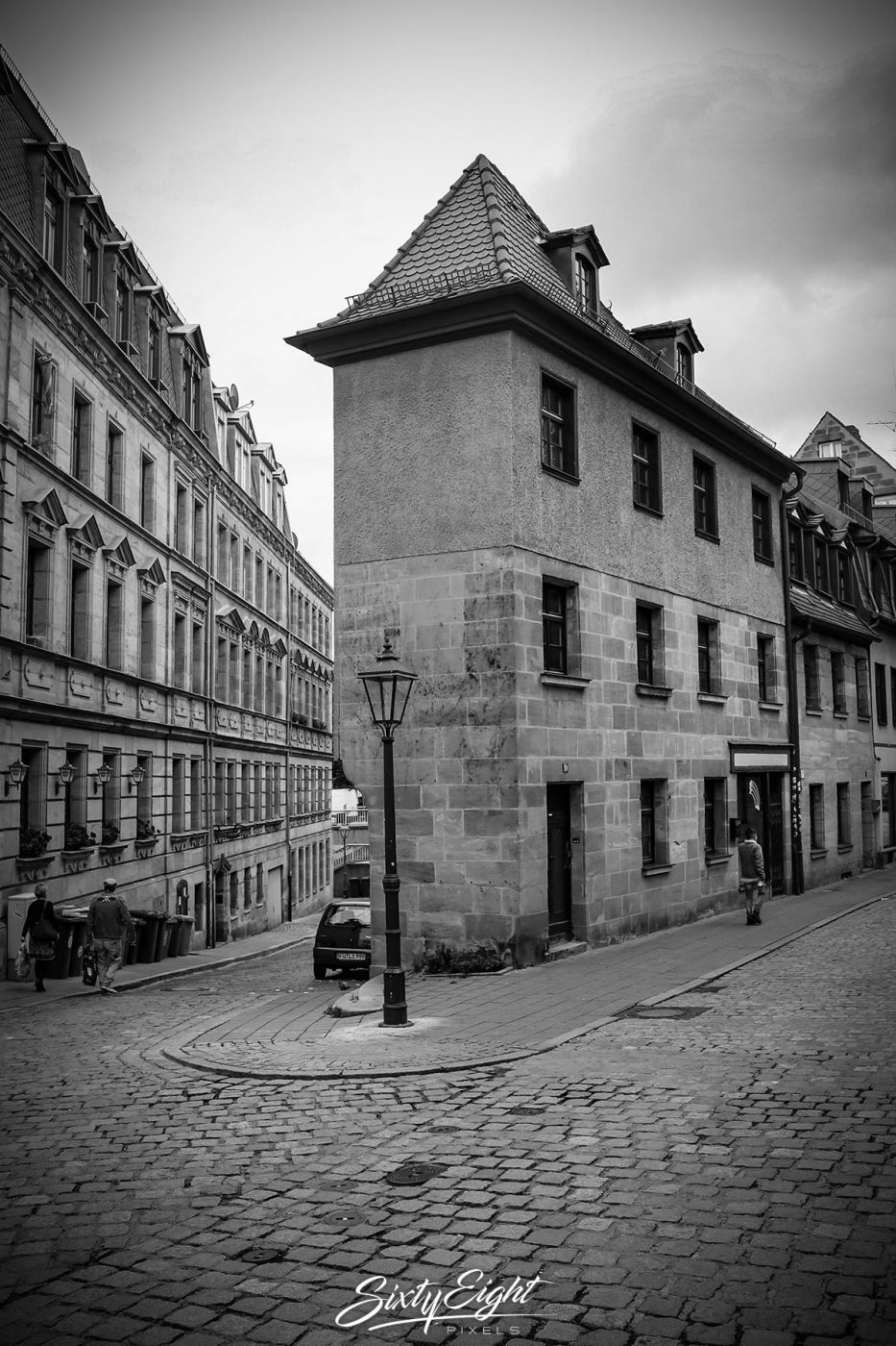 The narrowest house in Fürth, Germany
