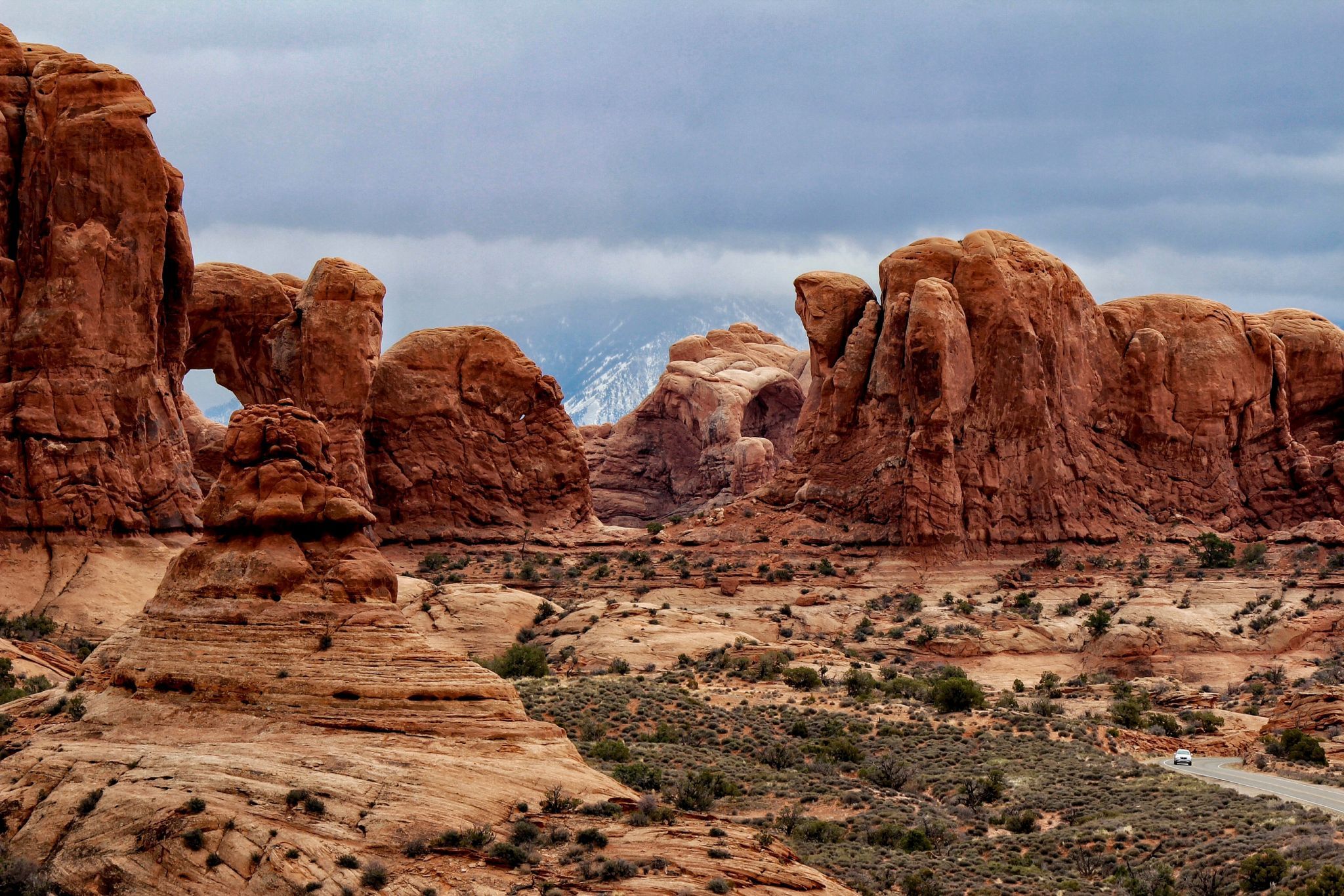 Double Arch, Arches National Park, Moab, USA