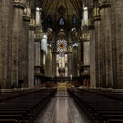 Milan Cathedral from the inside, Italy