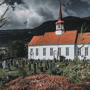 Eid kyrkje Nordfjordeid, Norway