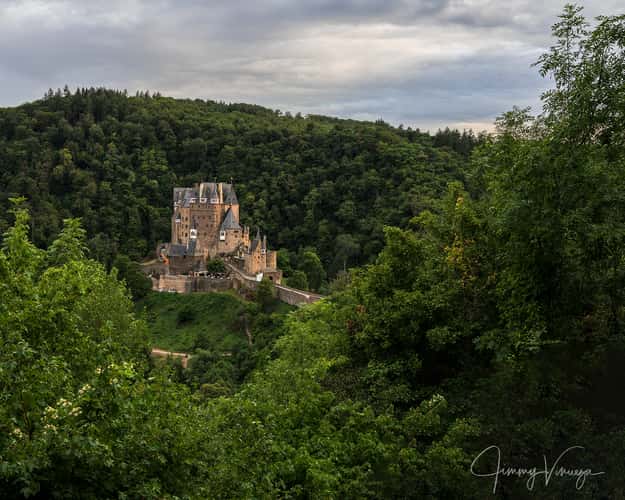 Upper view of Eltz Castle