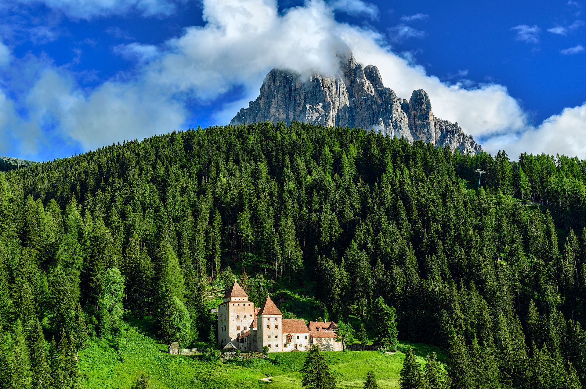 The Ferata de Gherdëina, Italy