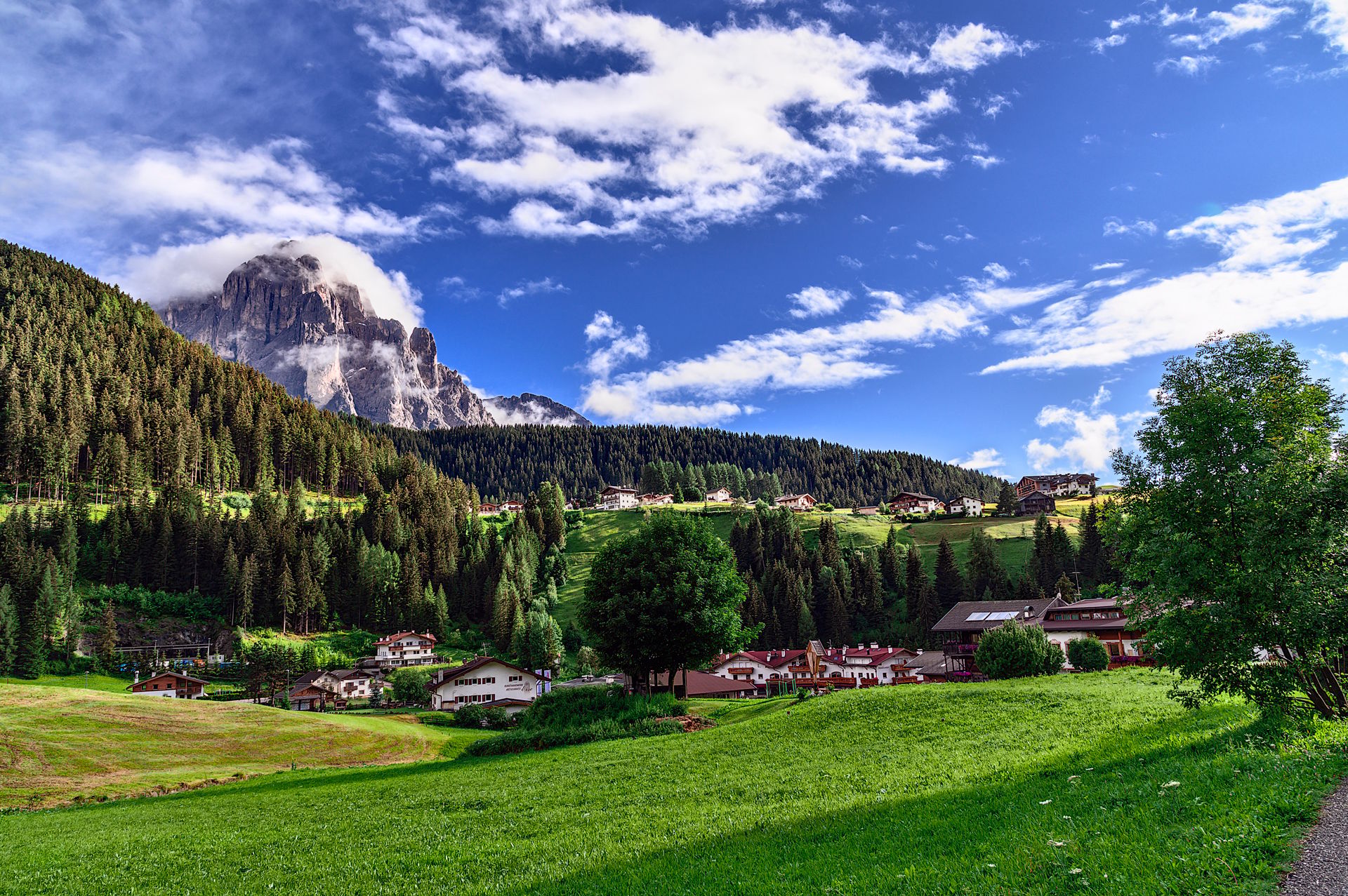 The Ferata de Gherdëina, Italy