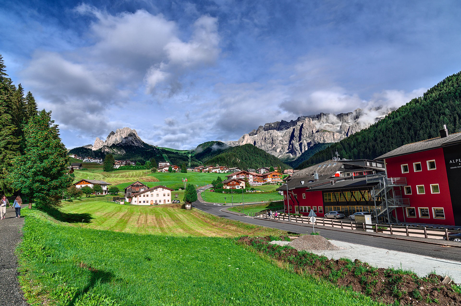 The Ferata de Gherdëina, Italy