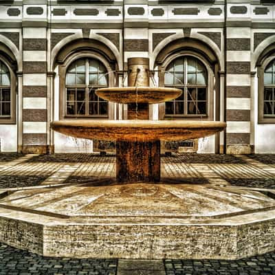 Fountain in Waldsassen Abbey (Upper Palatinate, Germany), Germany