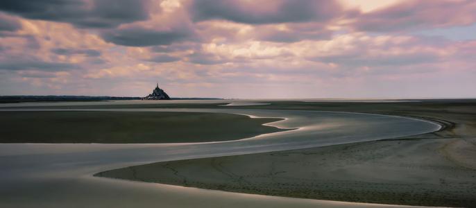 Game of light and shadow, Baie du Mont Saint-Michel