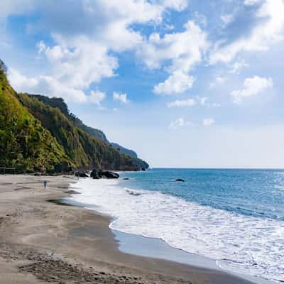 Grand Rivière's beach, Martinique