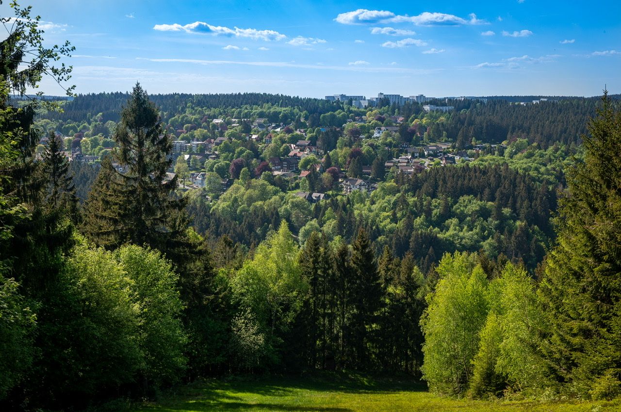 Cable car at the Bocksberg Hut, Germany