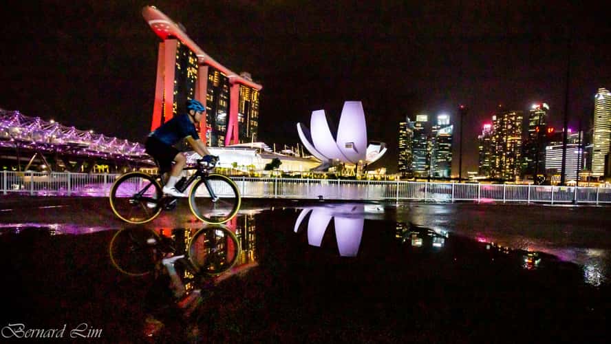 Marina Bay Sands at the blue hour, Singapore