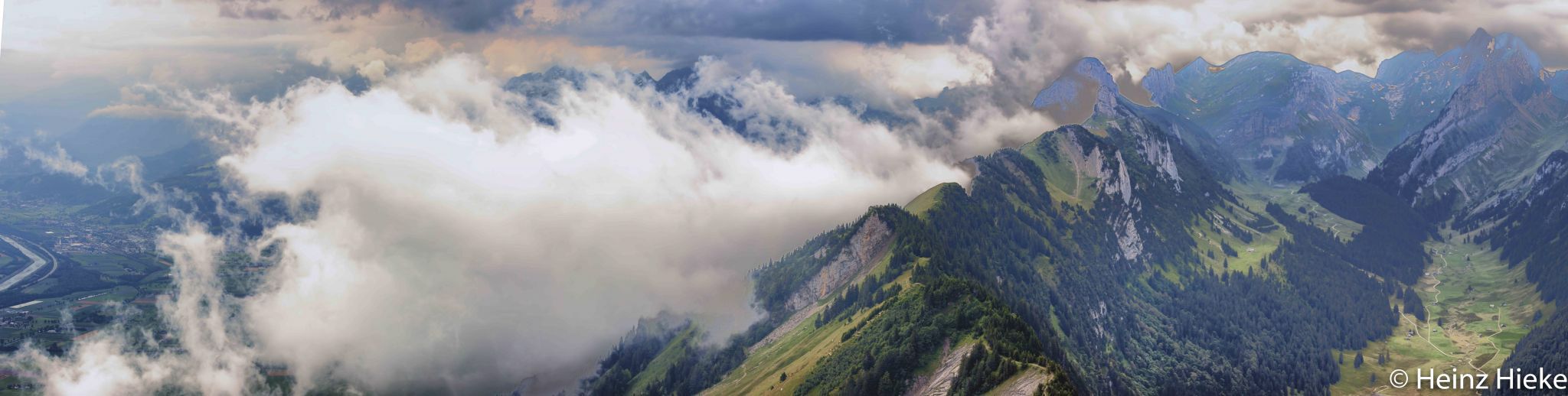 Hoher Kasten View on Altmann, Switzerland