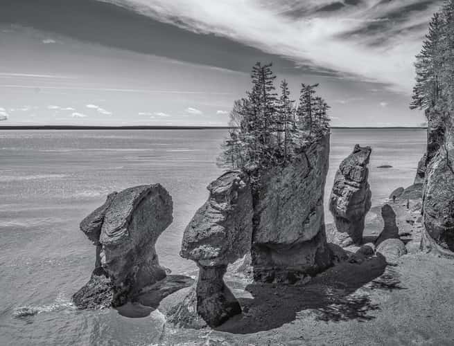 Hopewell Rocks low tide, Hopewell Cape, New Brunswick
