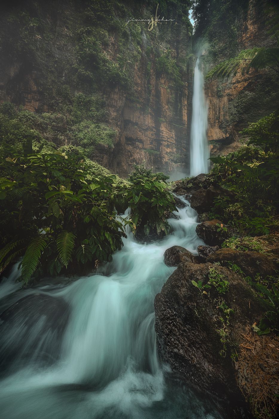 Kapas Biru Waterfall, Indonesia