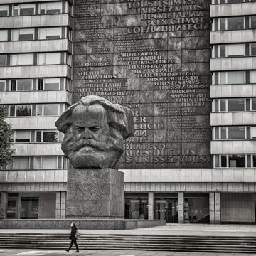 Karl Marx Head, Chemnitz Germany, Germany