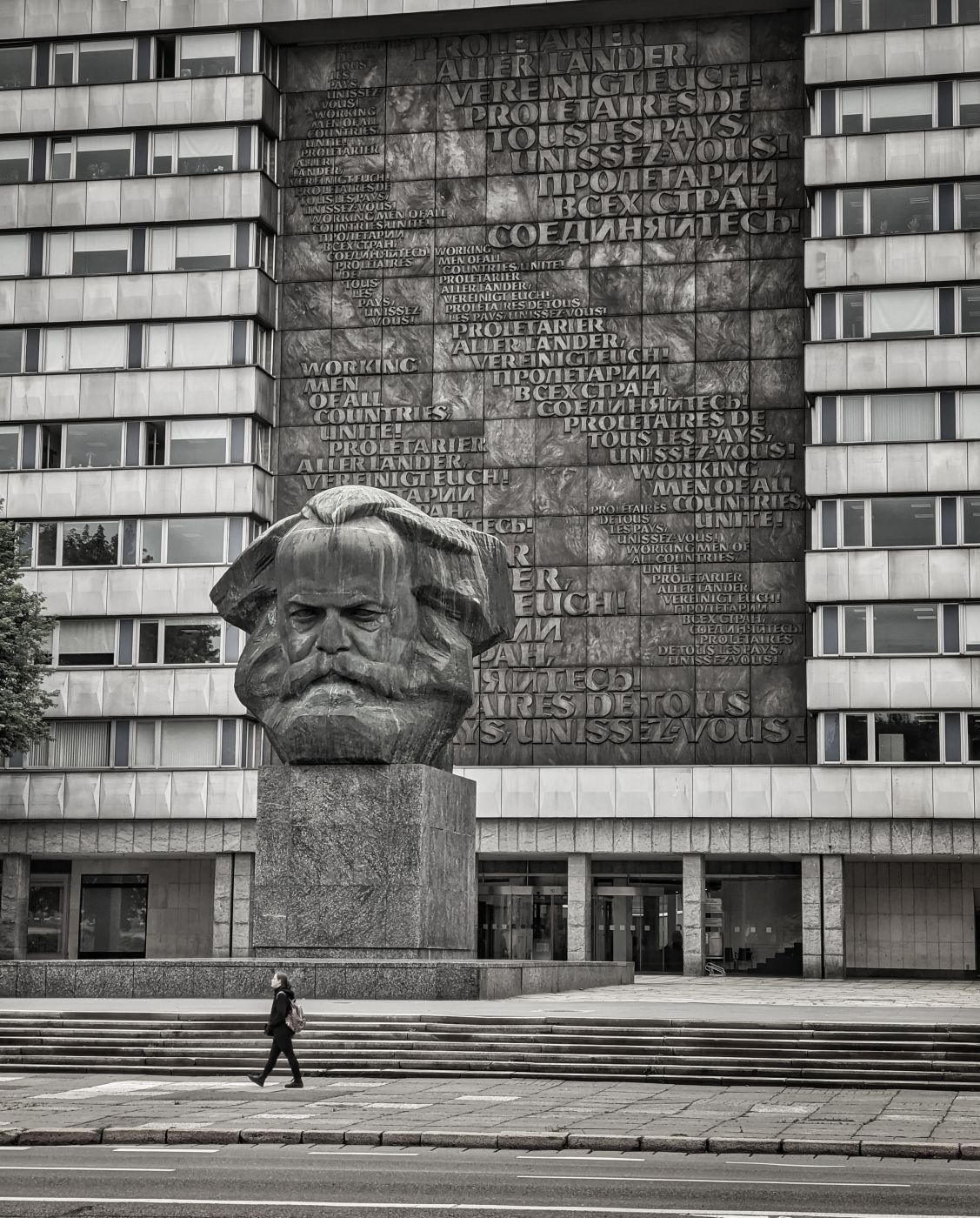 Karl Marx Head, Chemnitz Germany, Germany