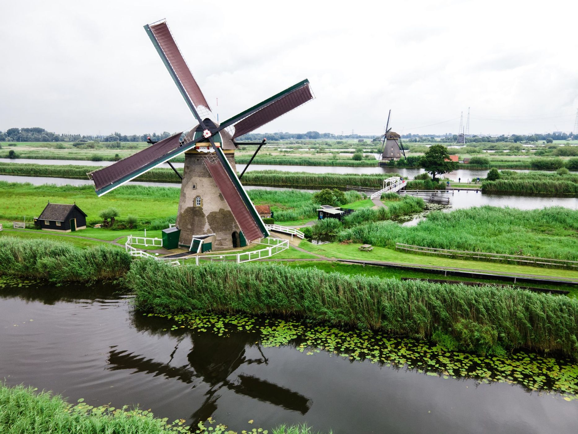 Windmills of Kinderijk, Netherlands
