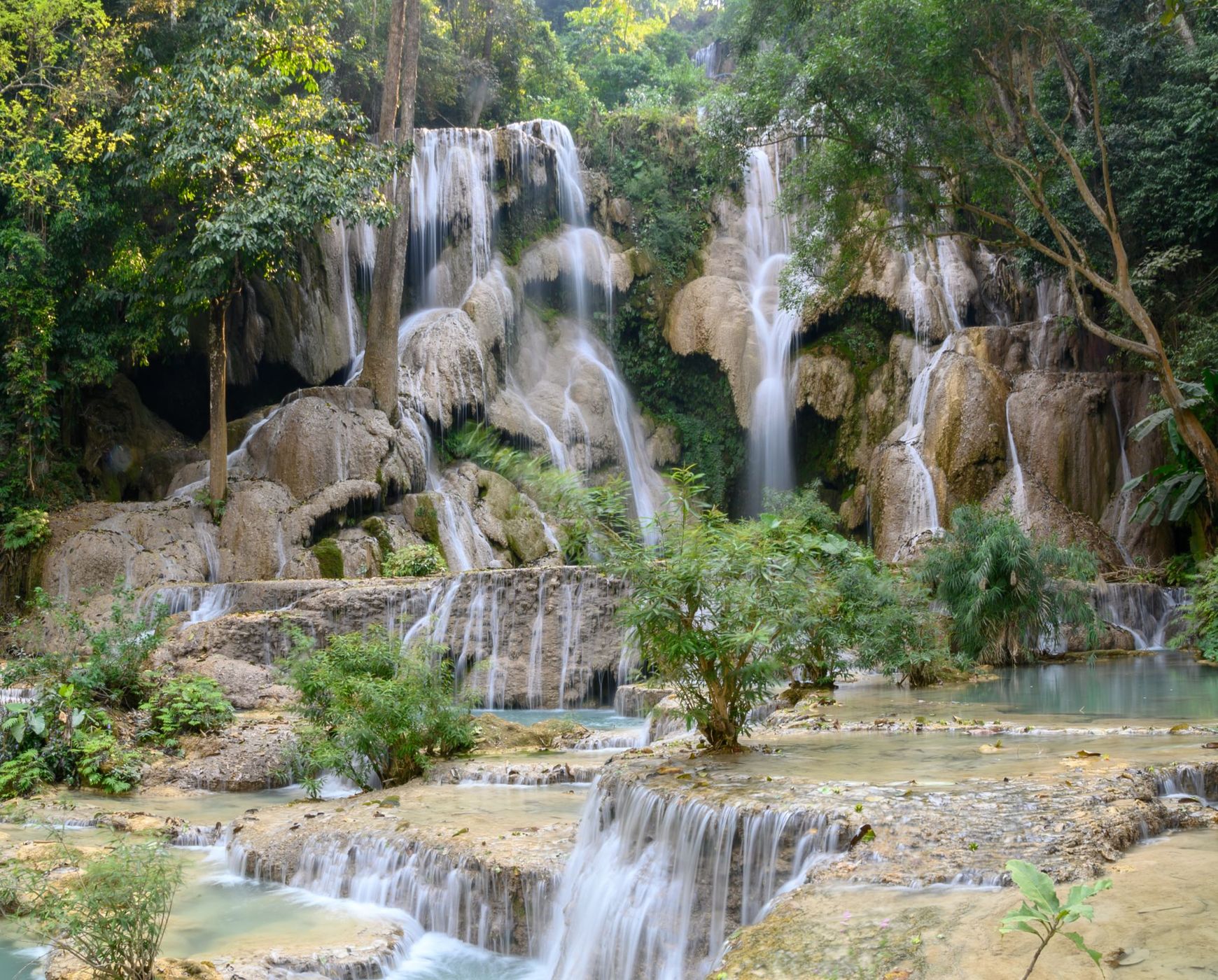 Kuang Si Waterfall, Lao
