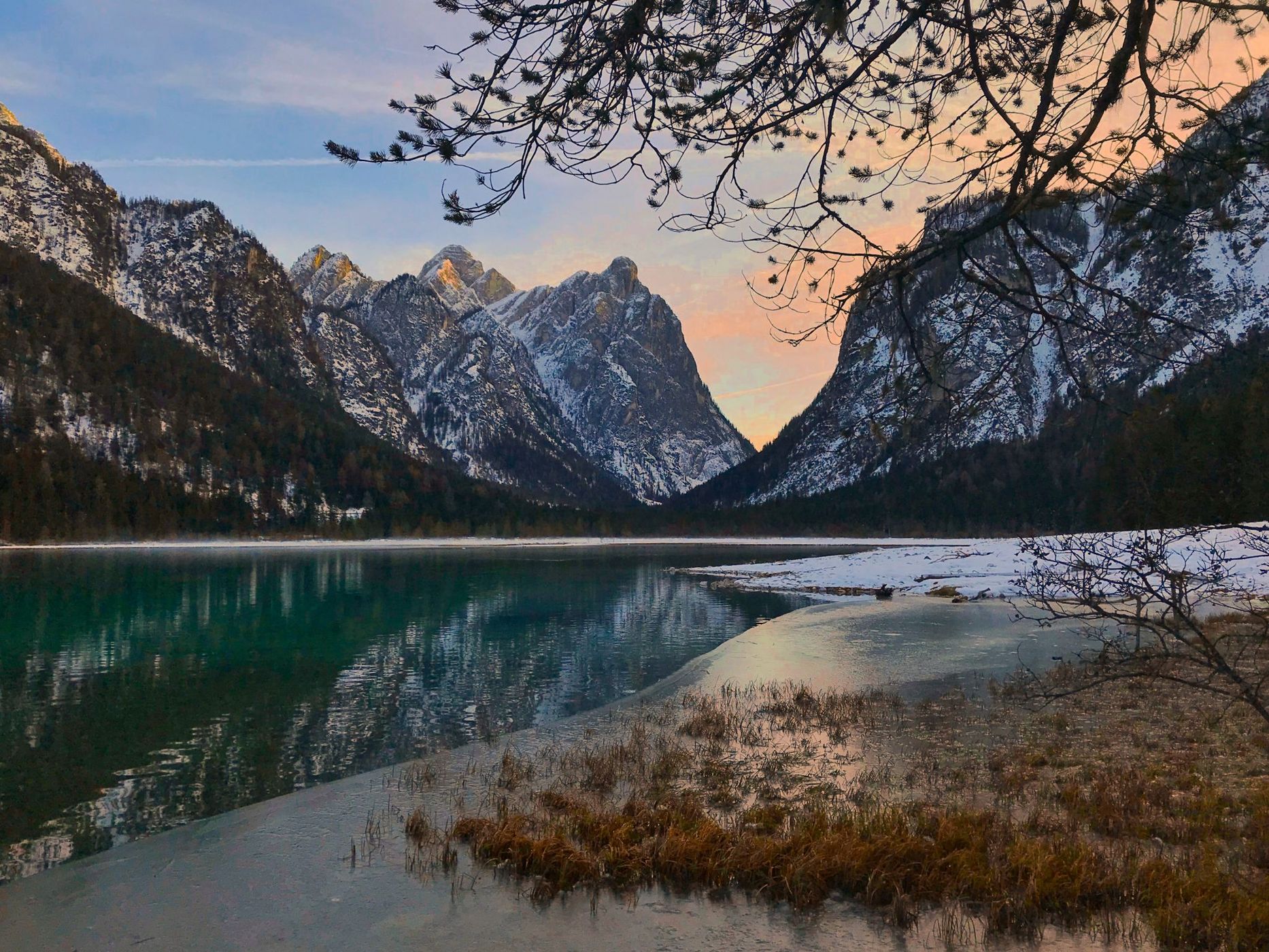 Lago di Dobbiaco, Toblacher, Italy
